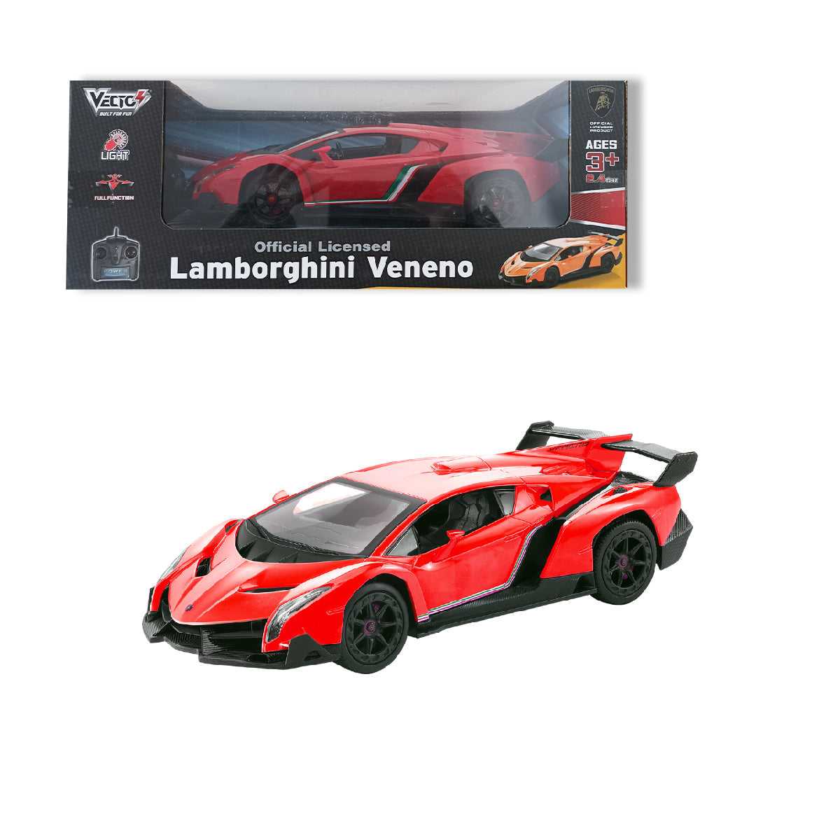 Đồ Chơi Xe Lamborghini Veneno Điều Khiển Từ Xa (Đỏ) VECTO VT1802S