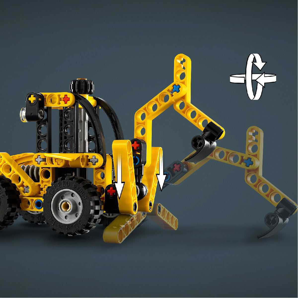 Đồ Chơi Xe Máy Đào Và Máy Xúc Kết Hợp LEGO TECHNIC 42197