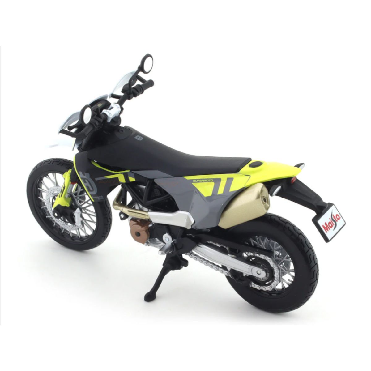 Đồ Chơi Xe Mô Hình Mô Tô 1:12 Dòng 2023 Husqvarna 701 Supermoto MAISTO 23093/MT31101
