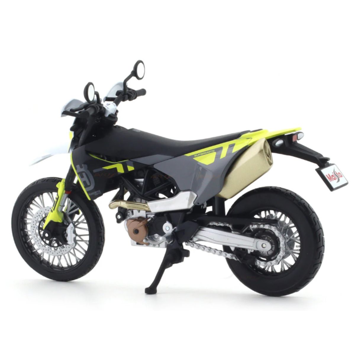 Đồ Chơi Xe Mô Hình Mô Tô 1:12 Dòng 2023 Husqvarna 701 Supermoto MAISTO 23093/MT31101