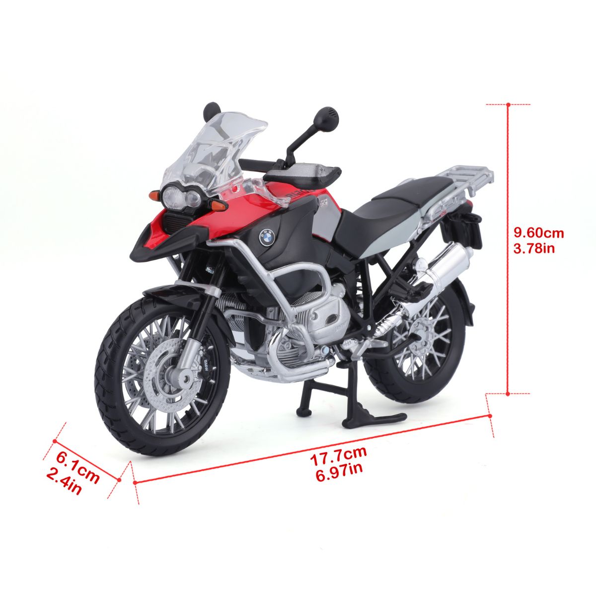 Đồ Chơi Xe Mô Hình Mô Tô 1:12 Dòng BMW R1200 GS MAISTO 07123/MT31101