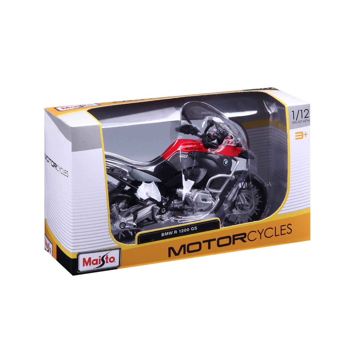 Đồ Chơi Xe Mô Hình Mô Tô 1:12 Dòng BMW R1200 GS MAISTO 07123/MT31101