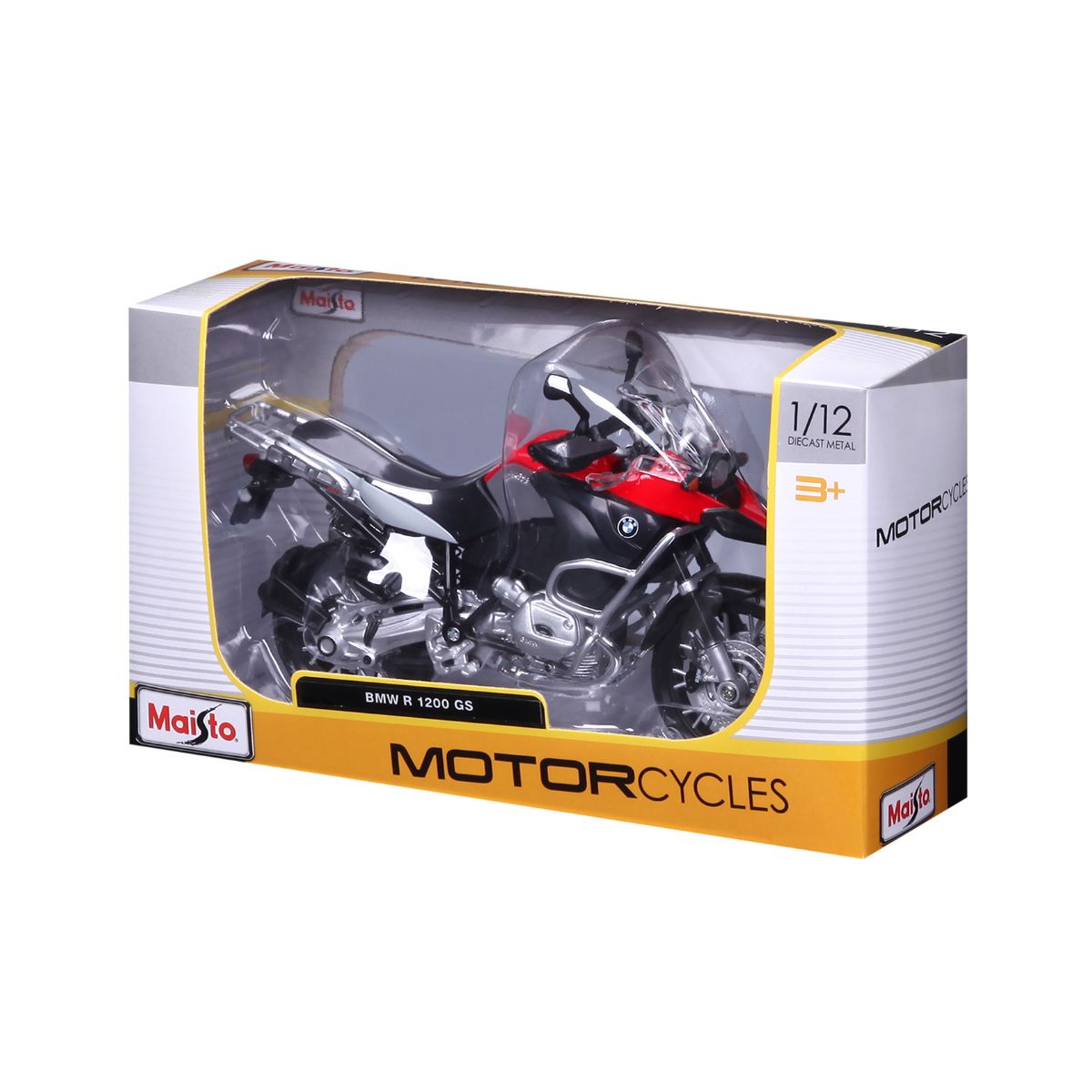 Đồ Chơi Xe Mô Hình Mô Tô 1:12 Dòng BMW R1200 GS MAISTO 07123/MT31101