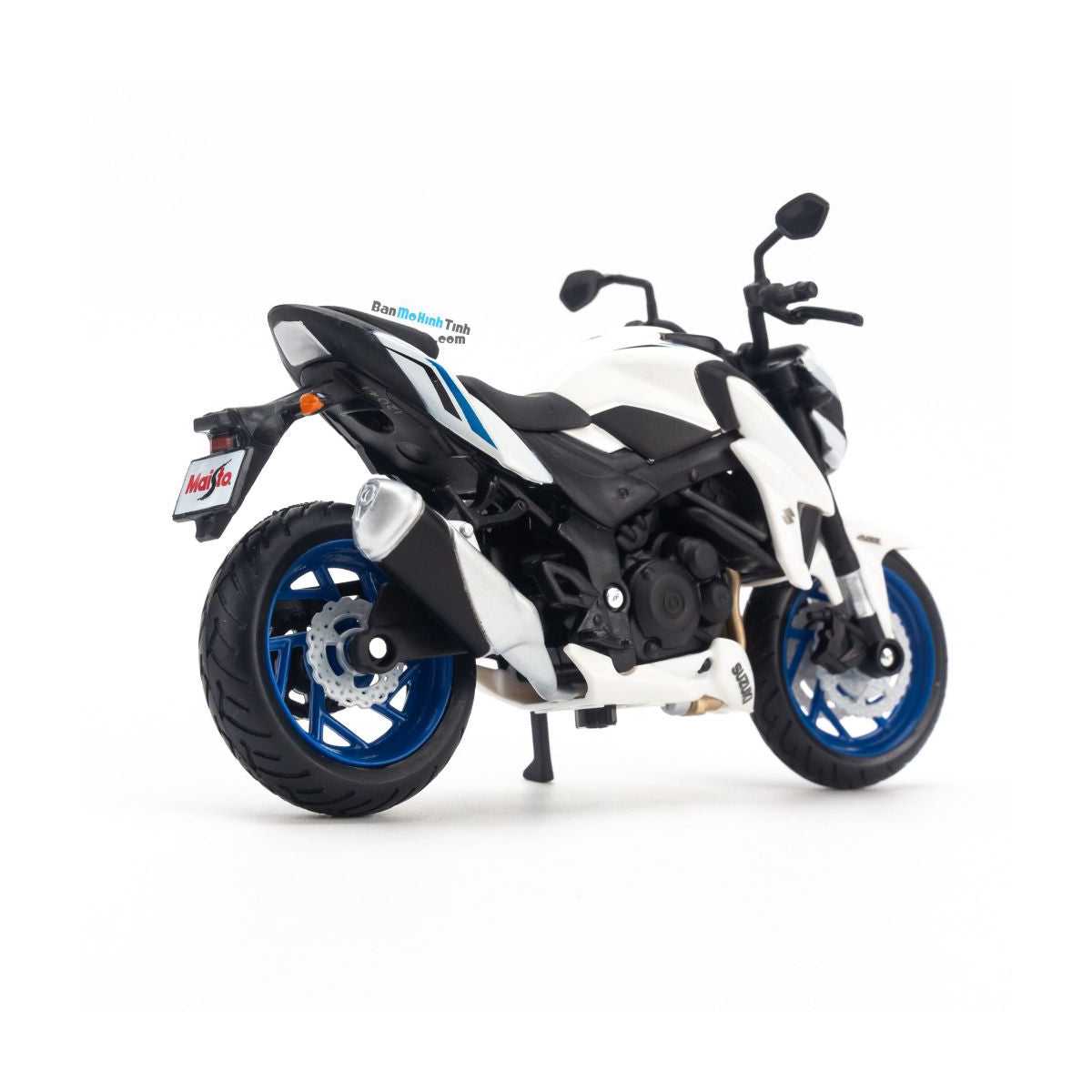 Xe Mô Hình Mô Tô Tỉ Lệ 1:18 Suzuki Gsx-S750 Abs Có Kệ Đứng MAISTO MT39300