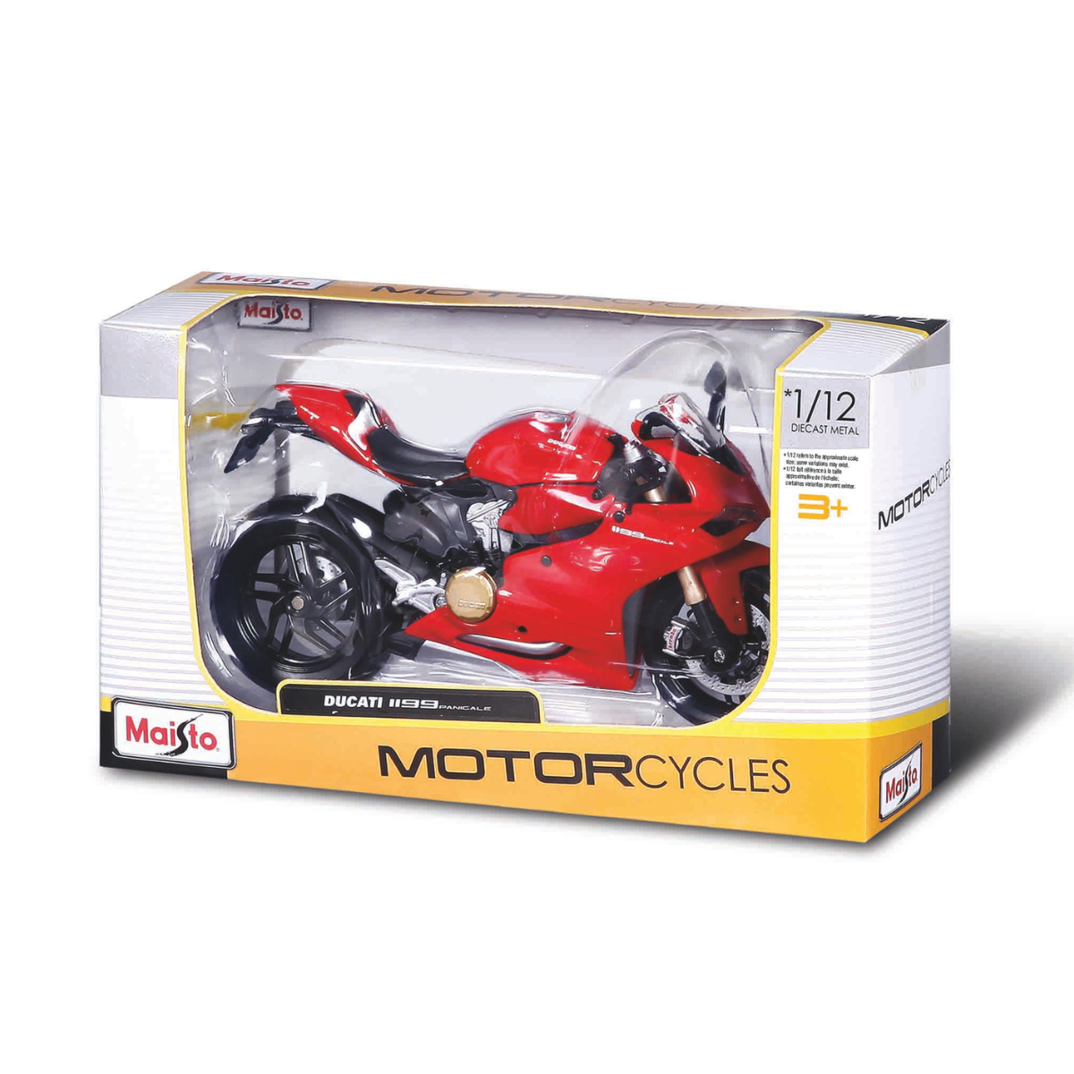 Xe Mô Hình Mô Tô Tỉ Lệ 1:12 Dòng Ducati 1199 Panigale MAISTO MT31101