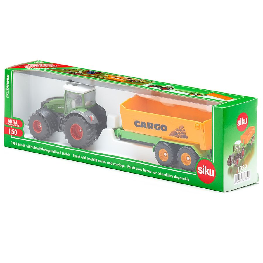 Mô Hình Xe Nông Nghiệp Fendt Với Bồn Chứa Và Rơ-Móoc SIKU 1989