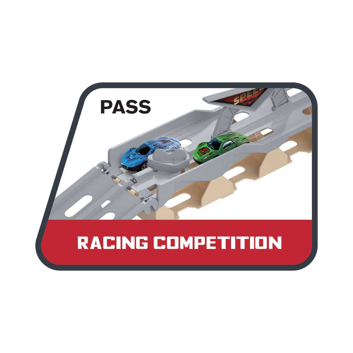 Đồ Chơi Xe Tải Nhiều Ngăn Tích Hợp Đường Đua (Phiên Bản Mới) VECTO VT201-1