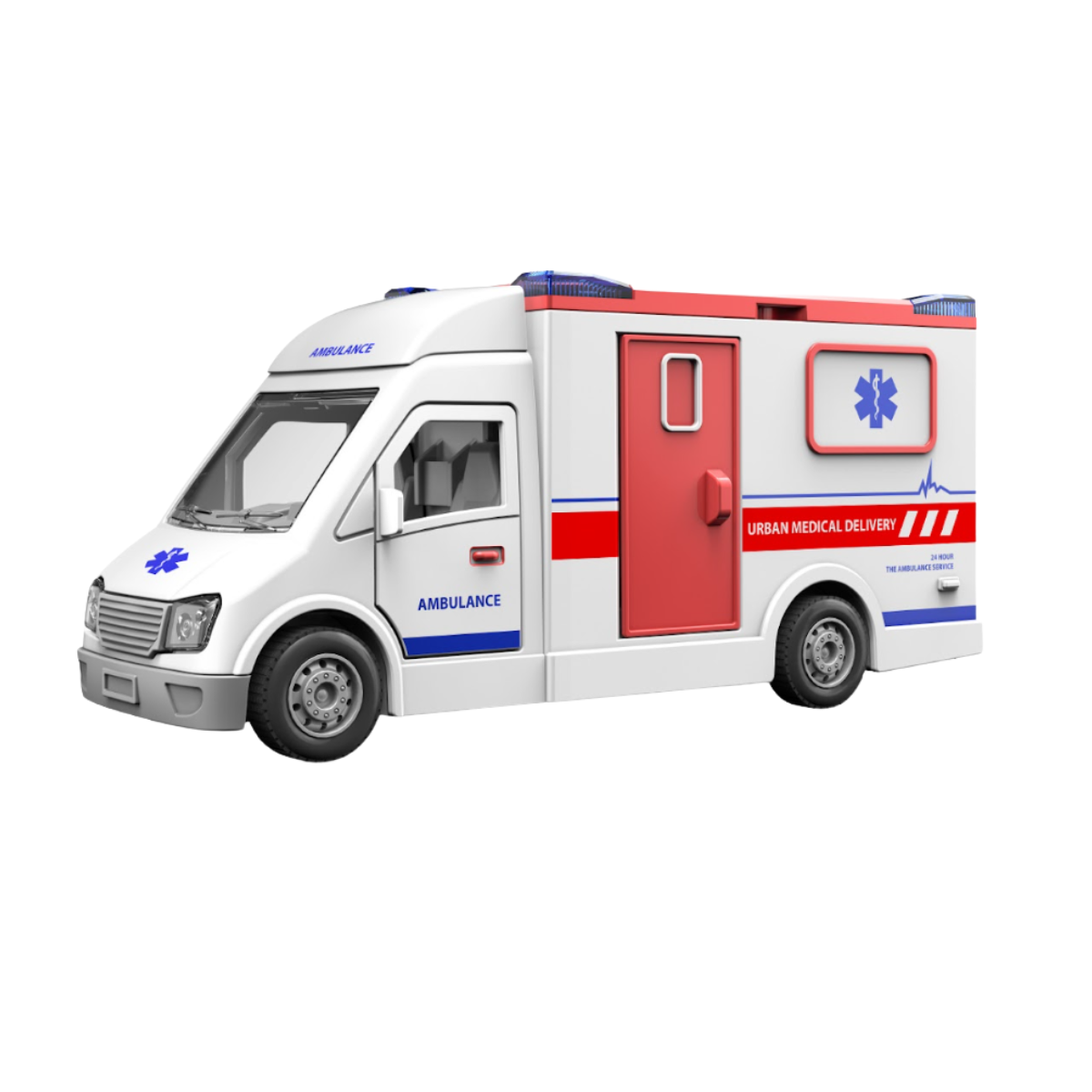 Đồ Chơi Xe Van Cấp Cứu Có Đèn Và Âm Thanh VECTO VT63K