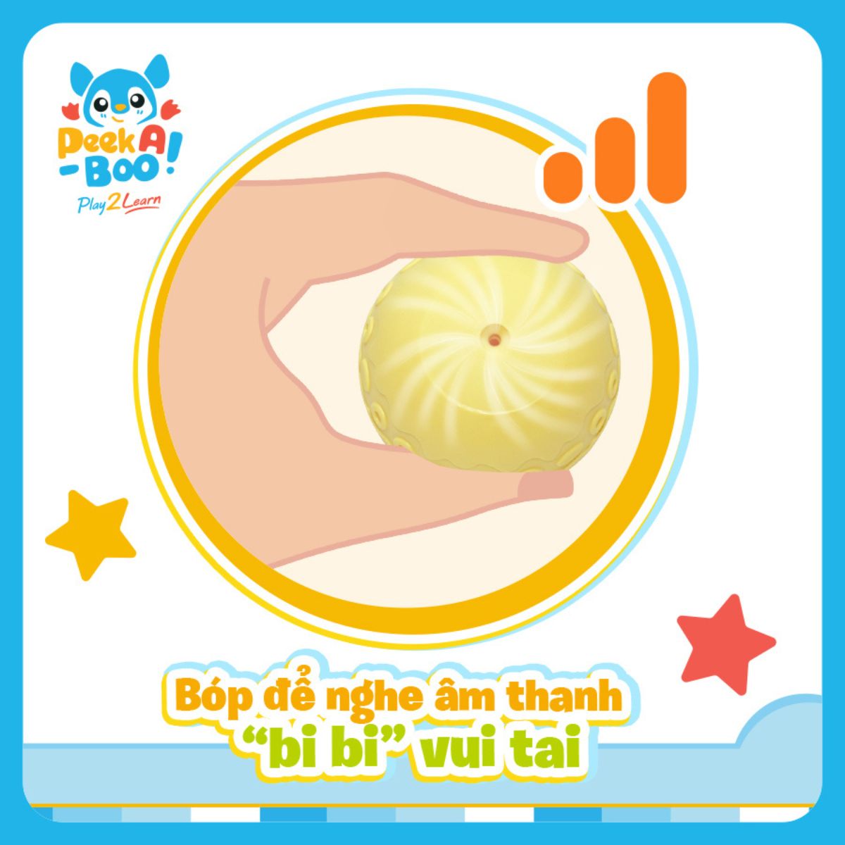 Đồ Chơi Xếp Chồng Thăng Bằng Nhựa Mềm PEEK A BOO PAB068