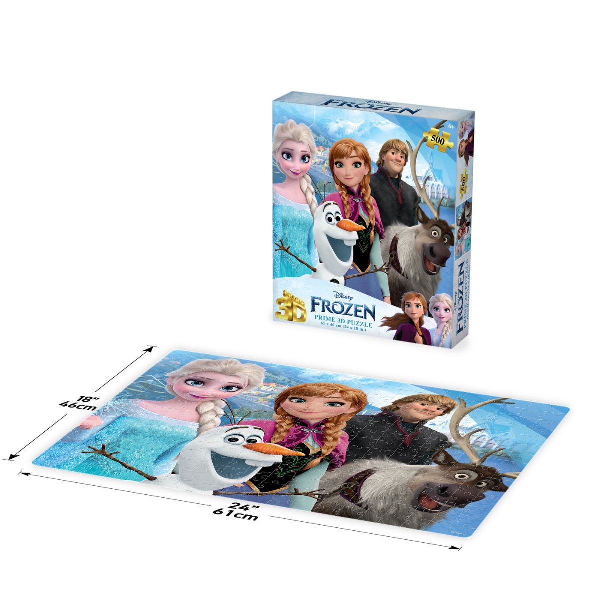 Đồ Chơi Xếp Hình 3D Disney-Frozen 500 Miếng ART PUZZLES 32796