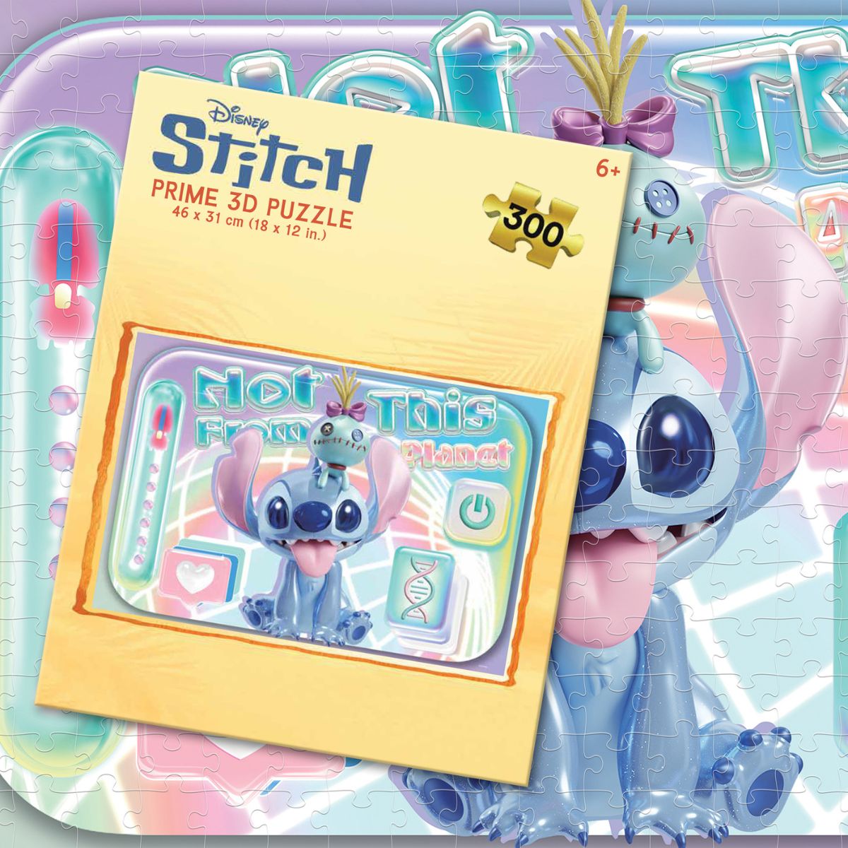 Đồ Chơi Xếp Hình 3D Disney-Stitch 300 Miếng ART PUZZLES 33398