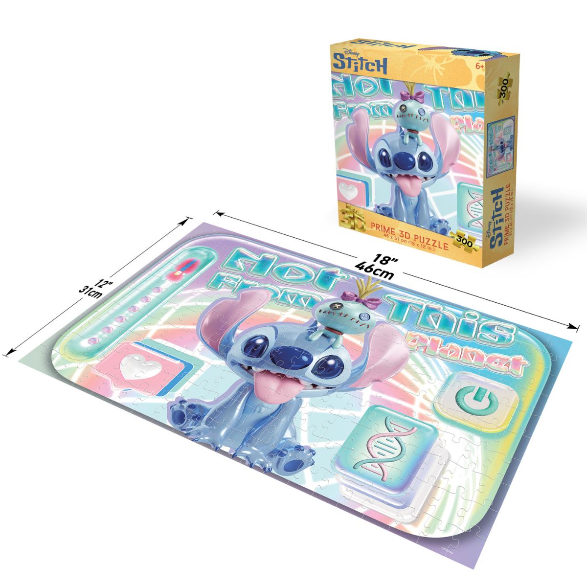Đồ Chơi Xếp Hình 3D Disney-Stitch 300 Miếng ART PUZZLES 33398