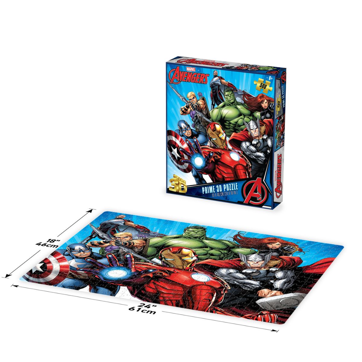 Đồ Chơi Xếp Hình 3D Marvel-Avengers 500 Miếng ART PUZZLES 32550
