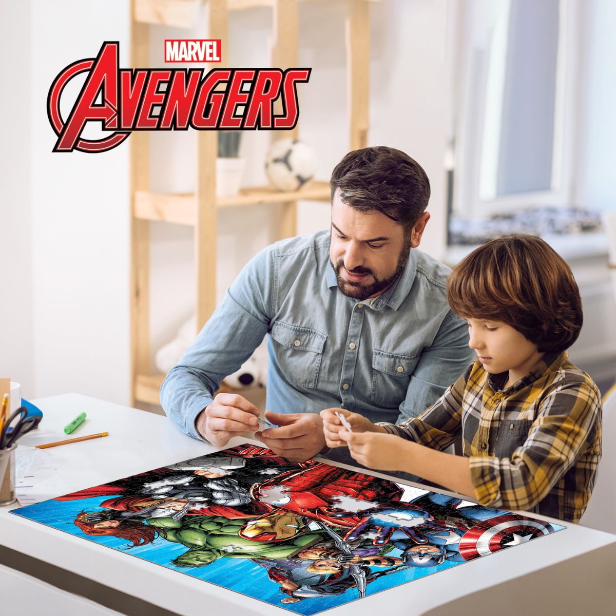 Đồ Chơi Xếp Hình 3D Marvel-Avengers 500 Miếng ART PUZZLES 32550
