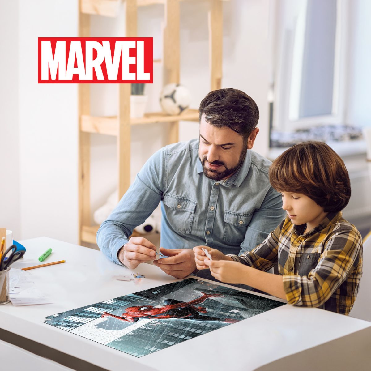 Đồ Chơi Xếp Hình 3D Marvel-Spider Man 200 Miếng ART PUZZLES 33408
