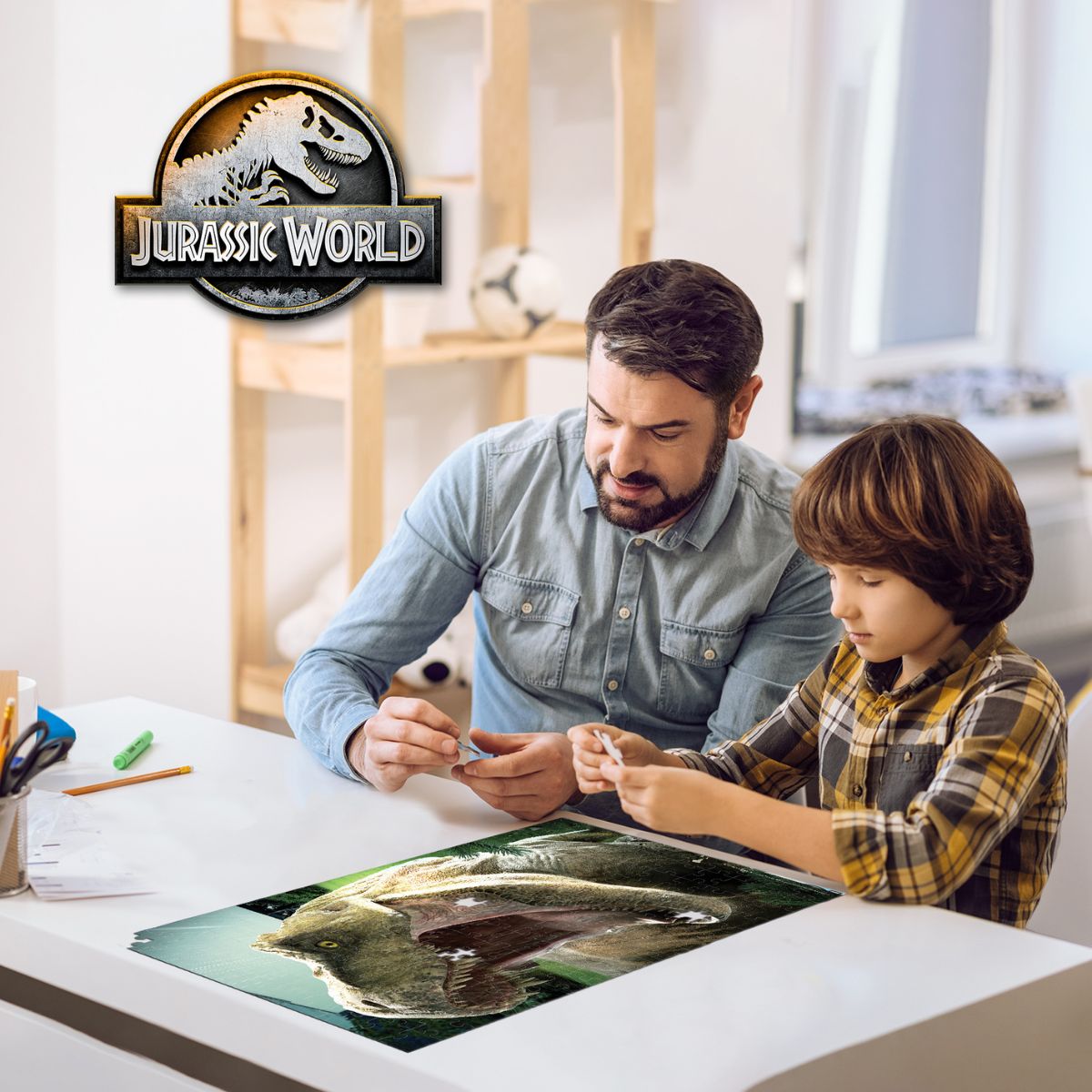 Đồ Chơi Xếp Hình 3D Universal-Jurassic T-Rex 200 Miếng ART PUZZLES 33291