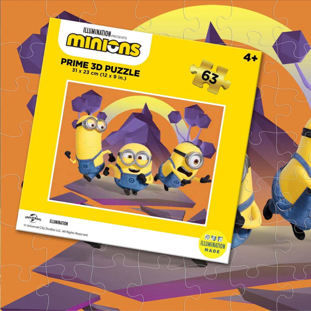 Đồ Chơi Xếp Hình 3D Universal-Minions 63 Miếng ART PUZZLES 15049