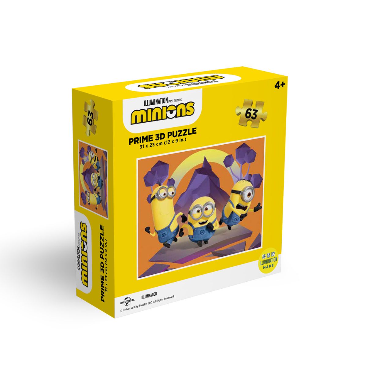 Đồ Chơi Xếp Hình 3D Universal-Minions 63 Miếng ART PUZZLES 15049