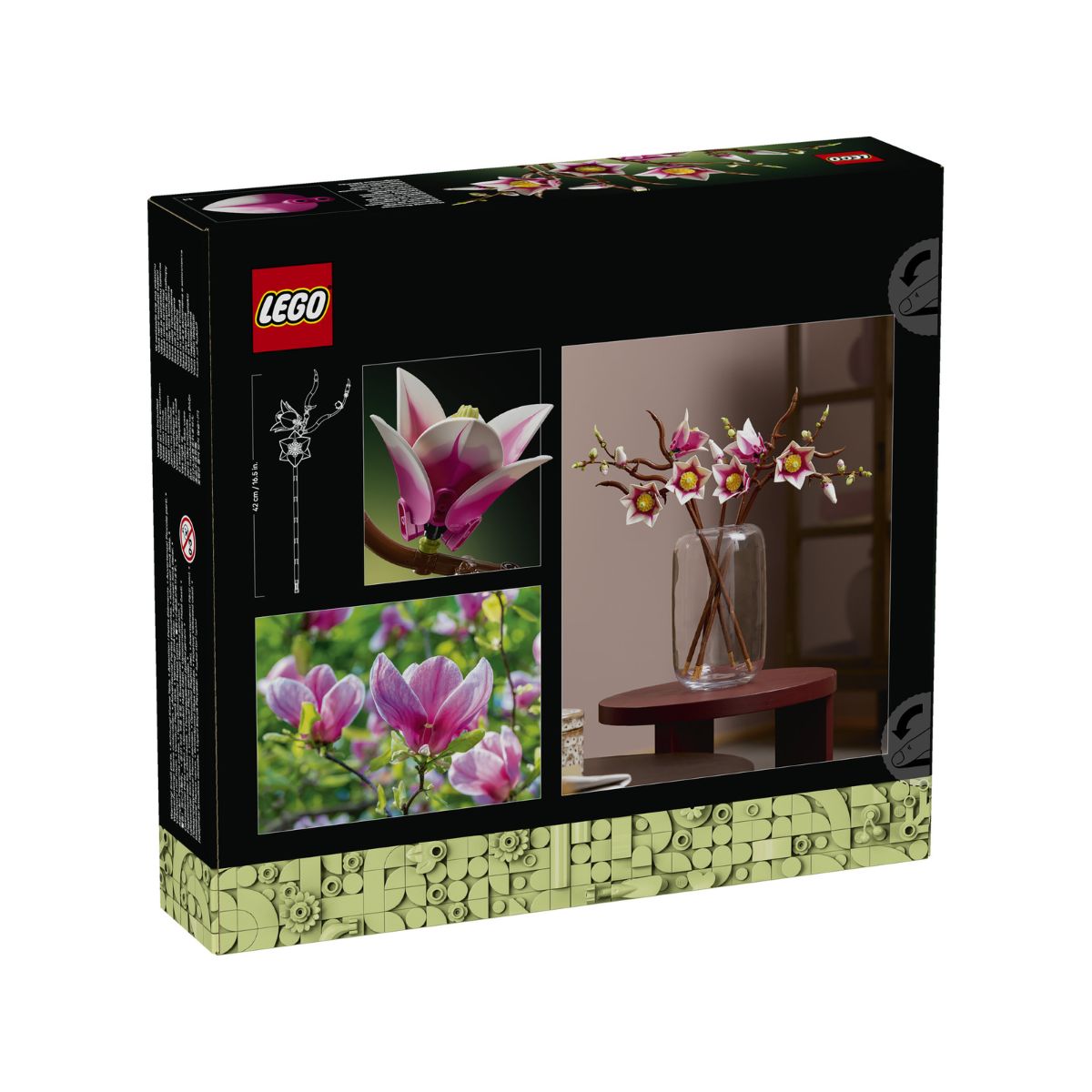 Đồ Chơi Lắp Ráp Hoa Mộc Lan LEGO BOTANICALS 11510 (435 Chi Tiết)