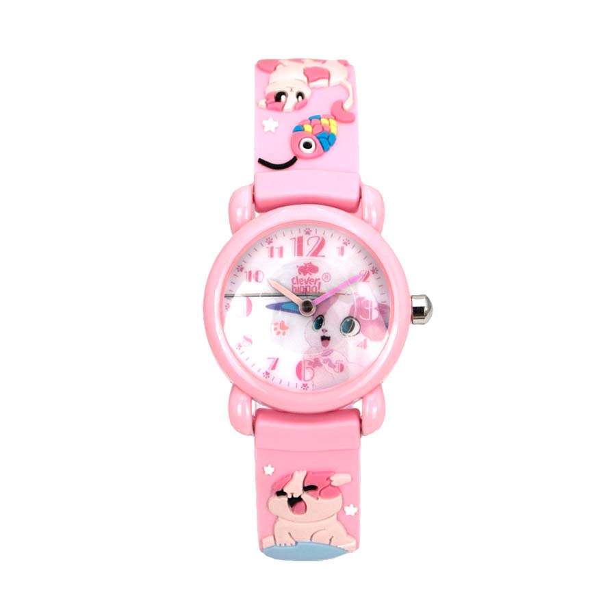 Đồng Hồ Clever Watch - Kitty Pinky Hồng Clever Hippo WG01