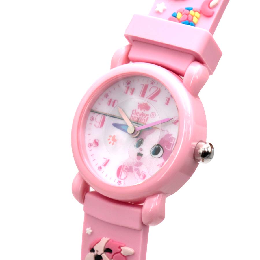 Đồng Hồ Clever Watch - Kitty Pinky Hồng Clever Hippo WG01