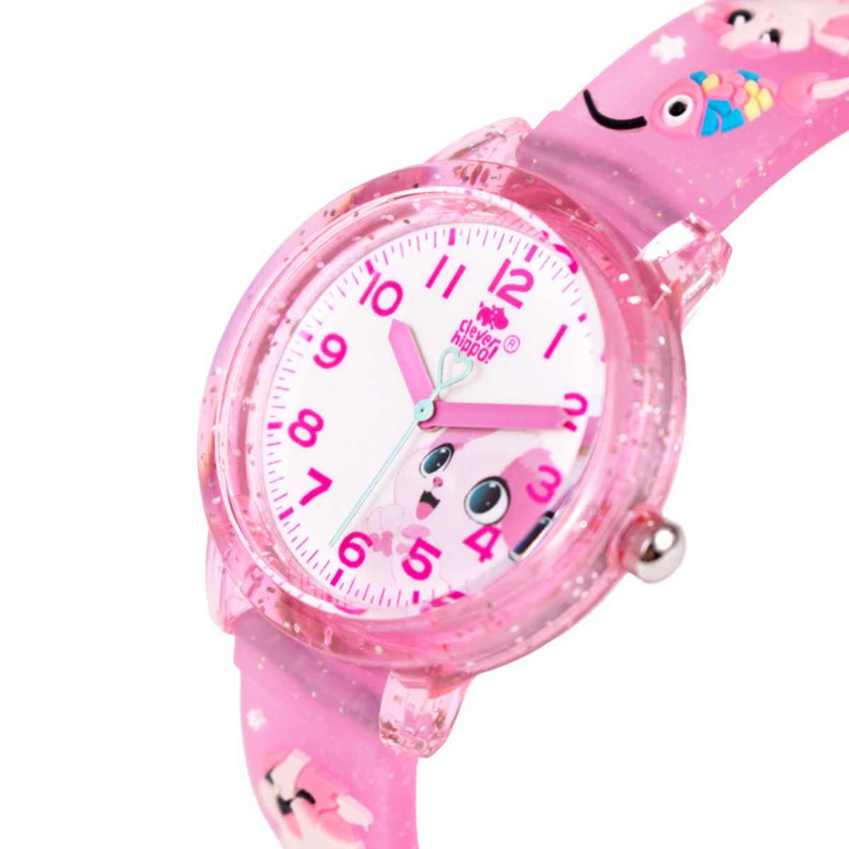 Đồng Hồ Clever Watch Kitty Pinky Jelly CLEVER HIPPO WG014/PALEPINK