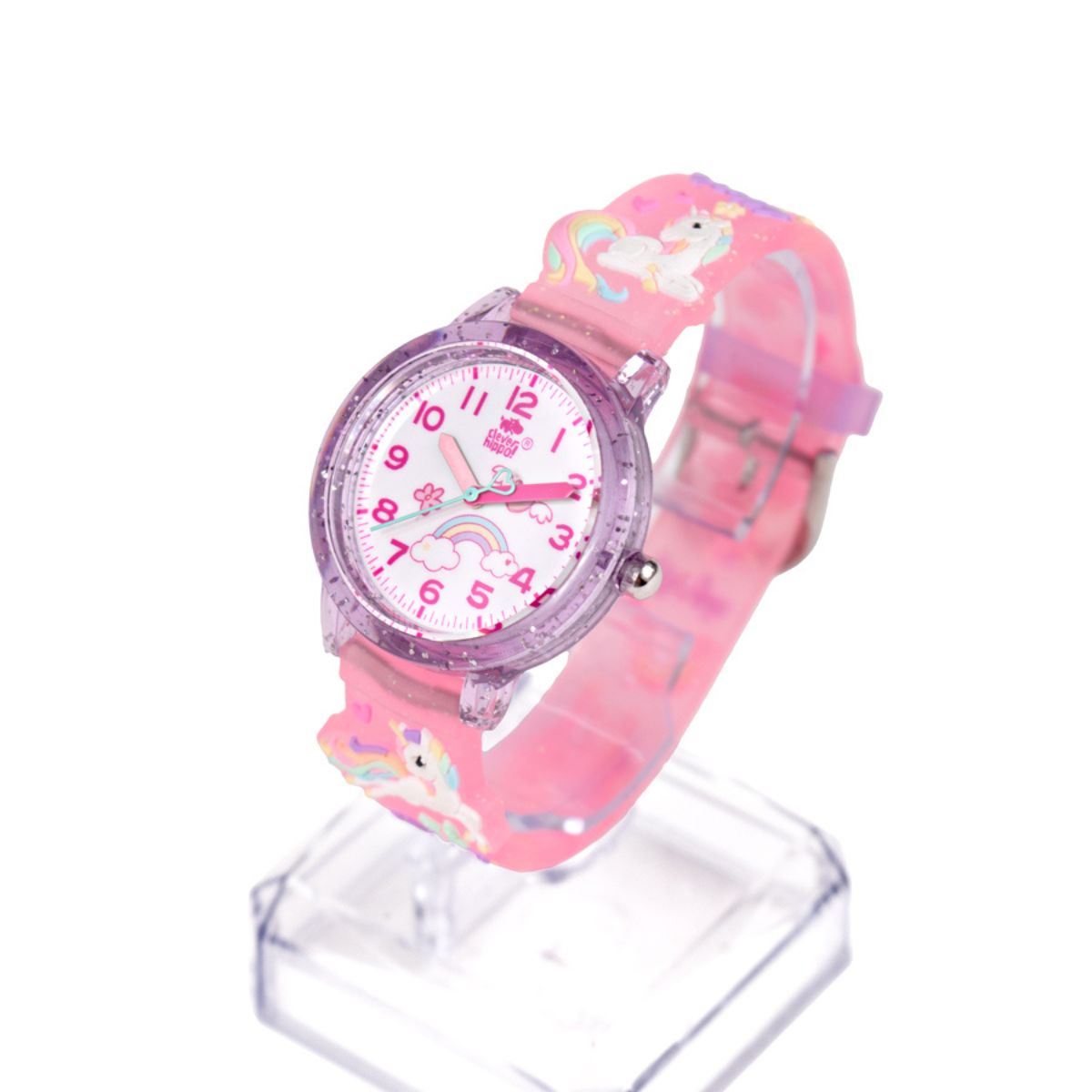 dong-ho-clever-watch-magic-unicorn-jelly-cleverhippo-wg014-flamingo-03
