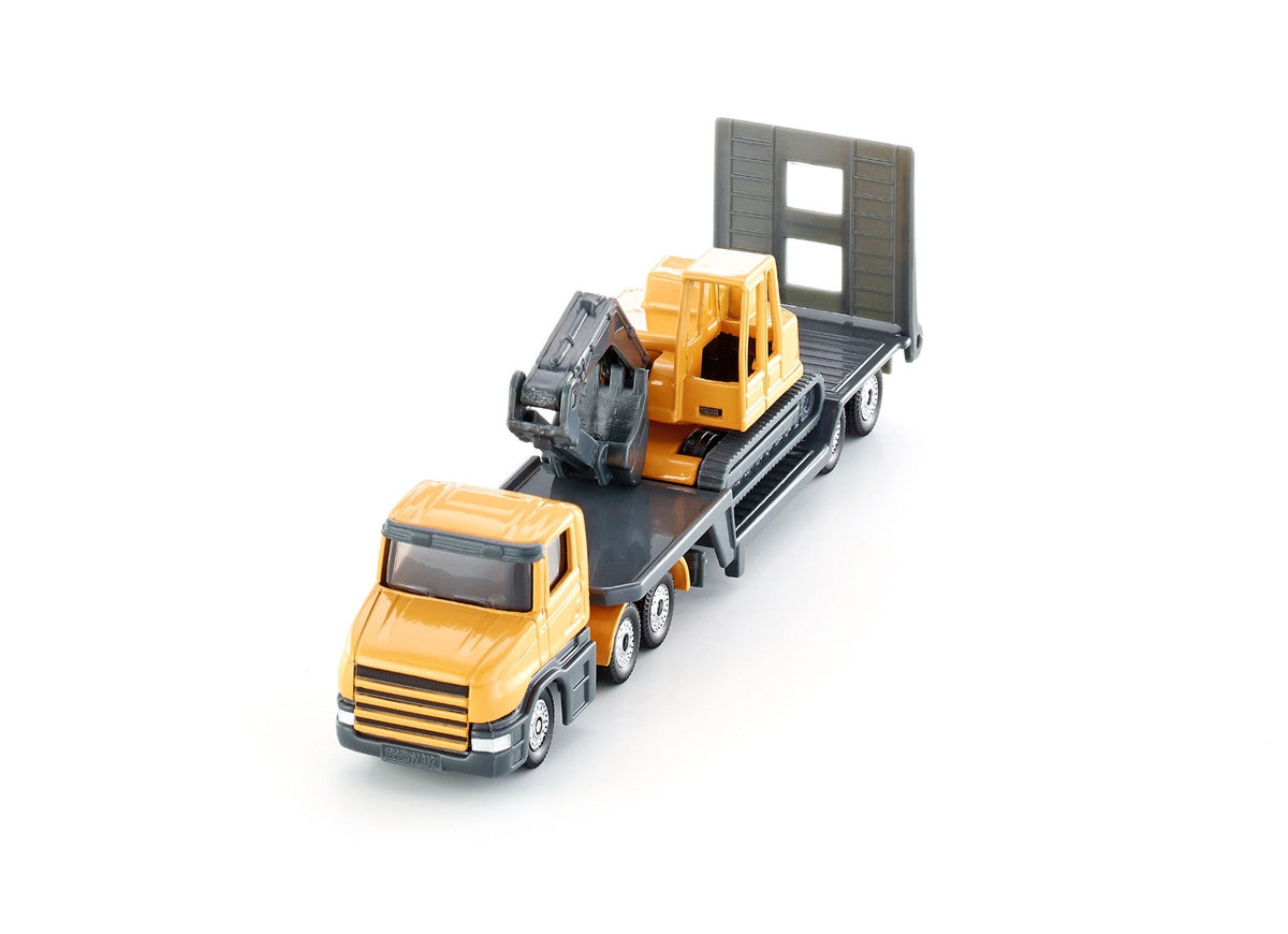 Mô Hình Xe Tải Chở Xe Xúc SIKU 1611