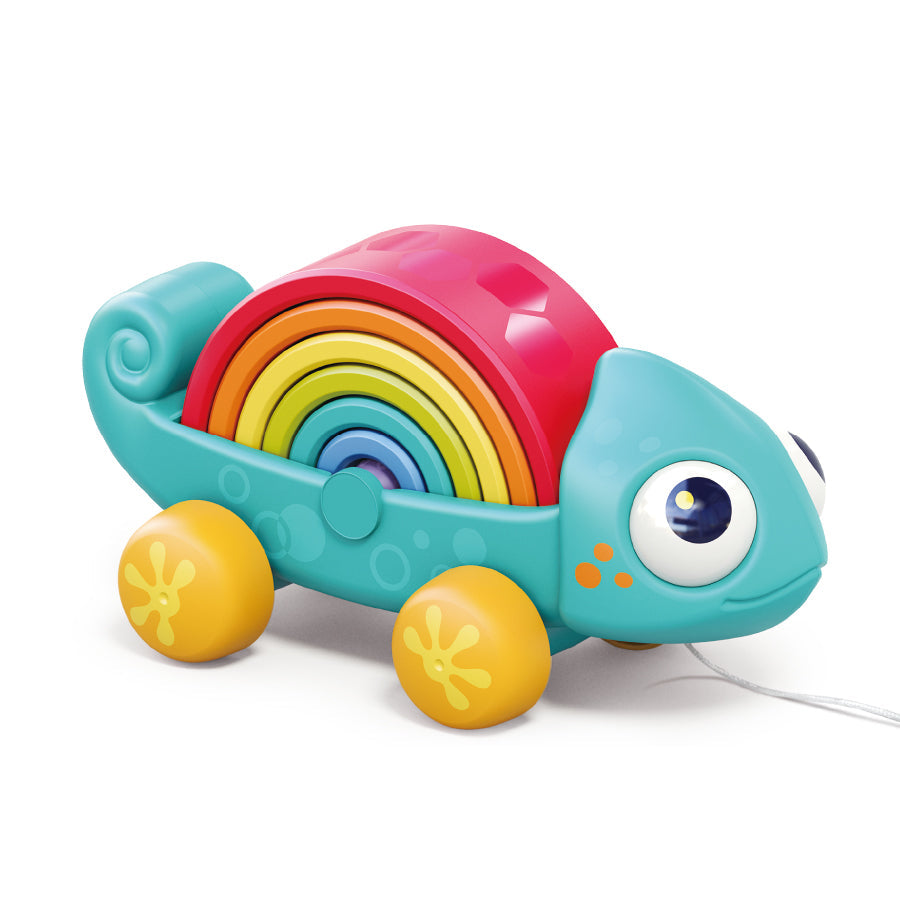 Đồ chơi tắc kè cầu vồng phát triển tư duy cho bé PEEK A BOO PAB035