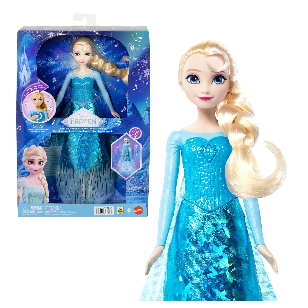 Đồ Chơi Elsa Tỏa Sáng Cùng Giai Điệu Diệu Kỳ DISNEY PRINCESS MATTEL JLJ07