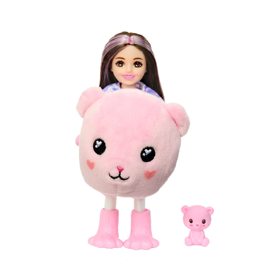 Búp bê Chelsea Cutie Reveal - Baby Teddy Bear BARBIE HKR17