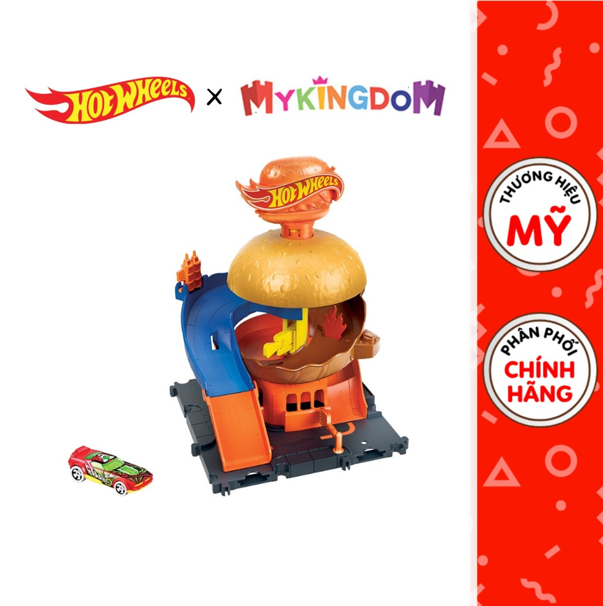 Cửa hàng Burger Hot Wheels City HOT WHEELS HDR24