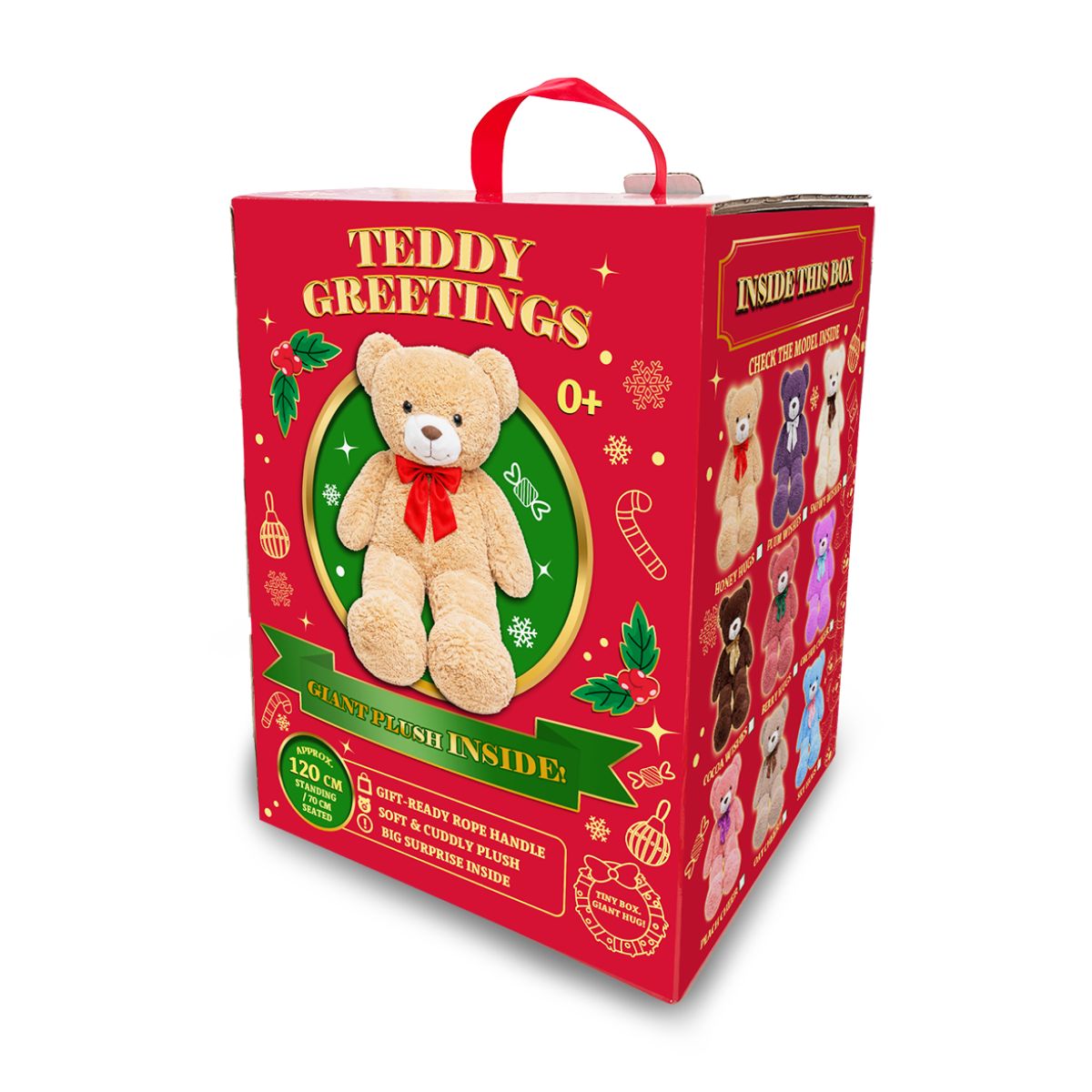 Đồ Chơi Gấu Bông Khổng Lồ Teddy Greetings 120Cm PLUSH TOY 2601004/4