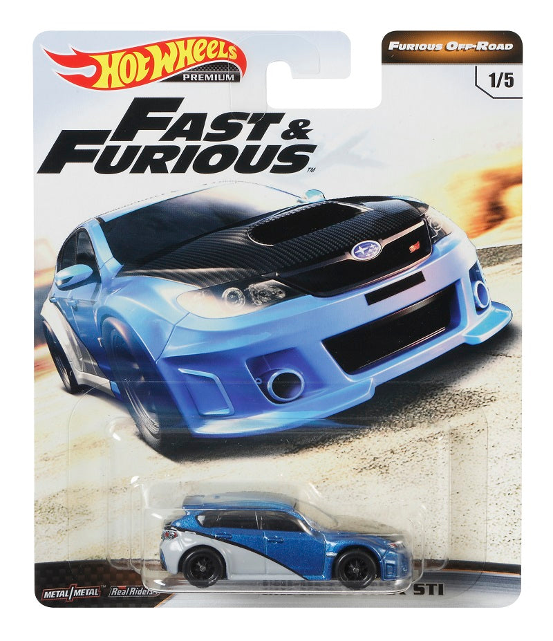 Siêu xe Fast & Furious SUBARU WRX STI HOT WHEELS GBW75