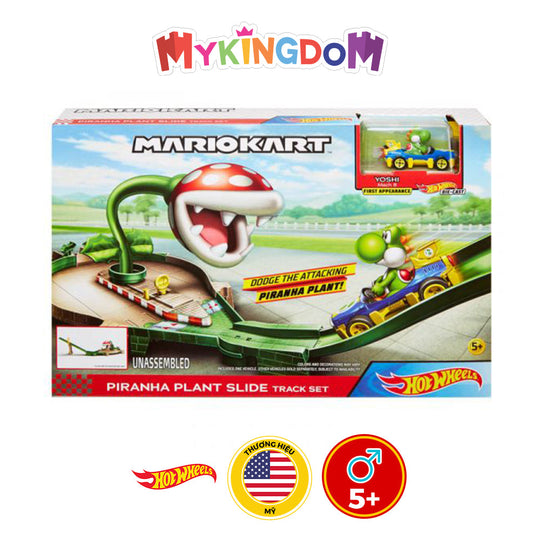 Bộ thử thách Mario Kart hoa ăn thịt HOT WHEELS GCP26