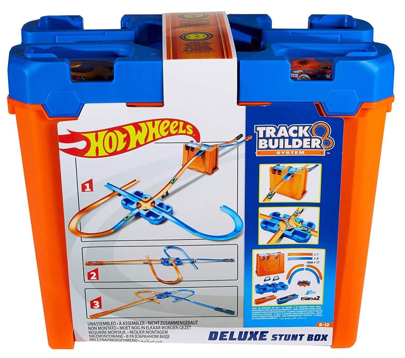 Thùng phụ kiện phức hợp siêu đẳng Hot Wheels xanh HOT WHEELS GGP93
