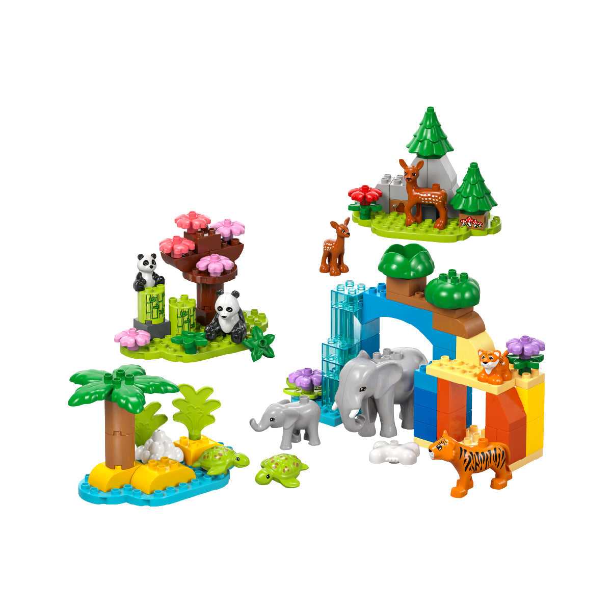 Đồ Chơi Lắp Ráp Gia Đình Động Vật Hoang Dã 3 Trong 1 LEGO DUPLO 10446