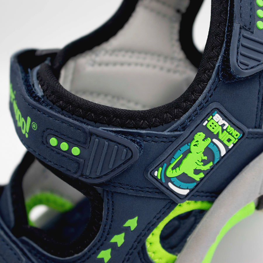 Giày Sandals Dynamic Khủng Long Siêu Đẳng Xanh Dương Clever Hippo SD301/BLUE