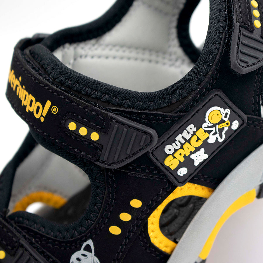 Giày Sandals Dynamic Space Adventure Đen Cam Clever Hippo SD301/BLACK