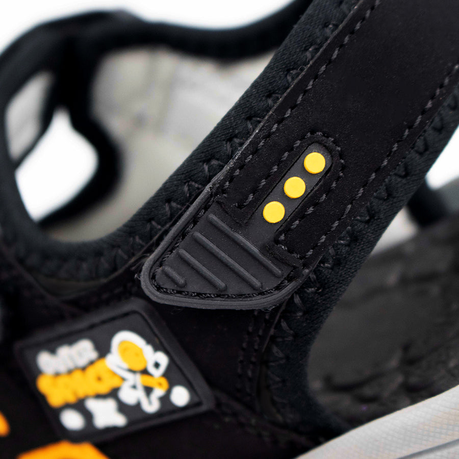 Giày Sandals Dynamic Space Adventure Đen Cam Clever Hippo SD301/BLACK