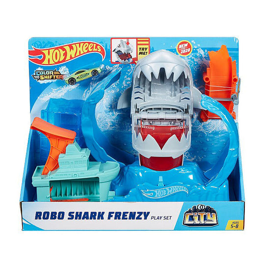 Bộ thử thách Hot Wheels city cá mập bay HOT WHEELS GJL12