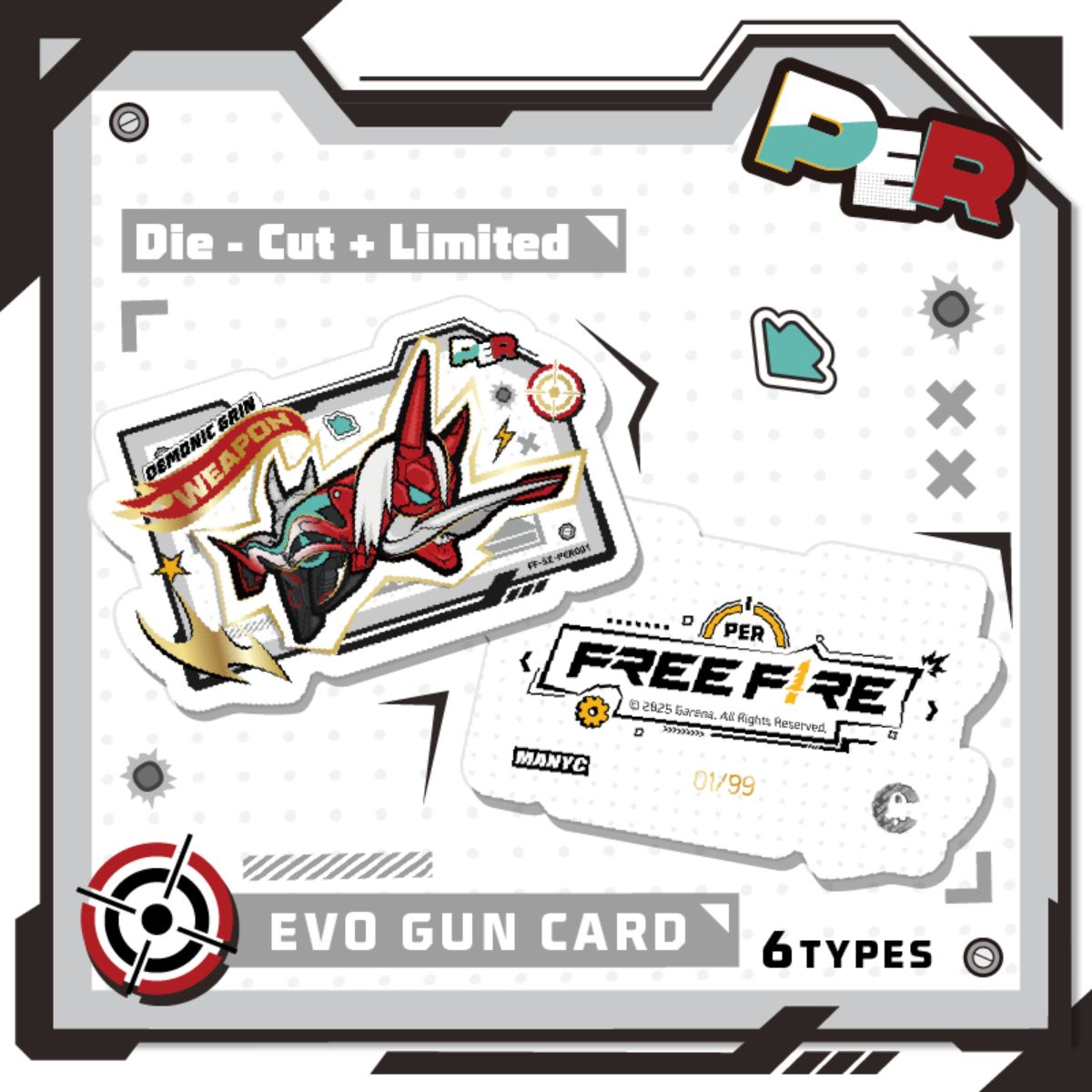 Đồ Chơi Gói Thẻ Sưu Tập Manyc Free Fire - Blaze Core TRADING CARD MYC01FFO01C01F11-BC