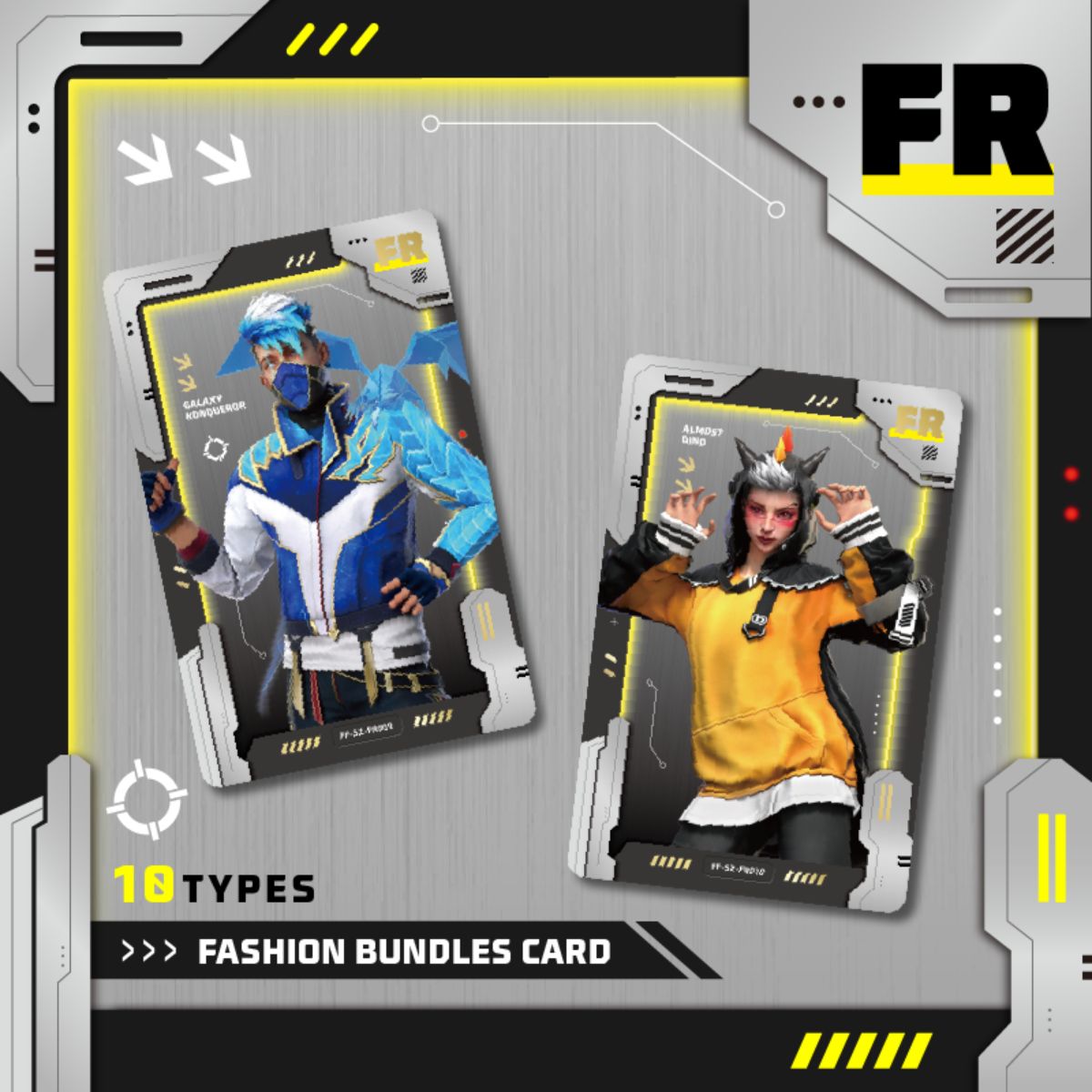 Đồ Chơi Gói Thẻ Sưu Tập Manyc Free Fire - Spark Flow TRADING CARD MYC01FF01C01F11-SF