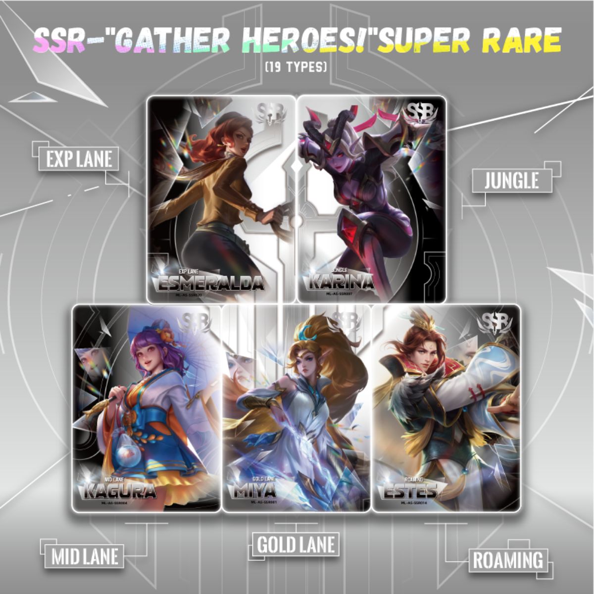 Đồ Chơi Gói Thẻ Sưu Tập Manyc Mobile Legend Bang Bang - Legendary TRADING CARD MYC01MLBB01C01F09-LP