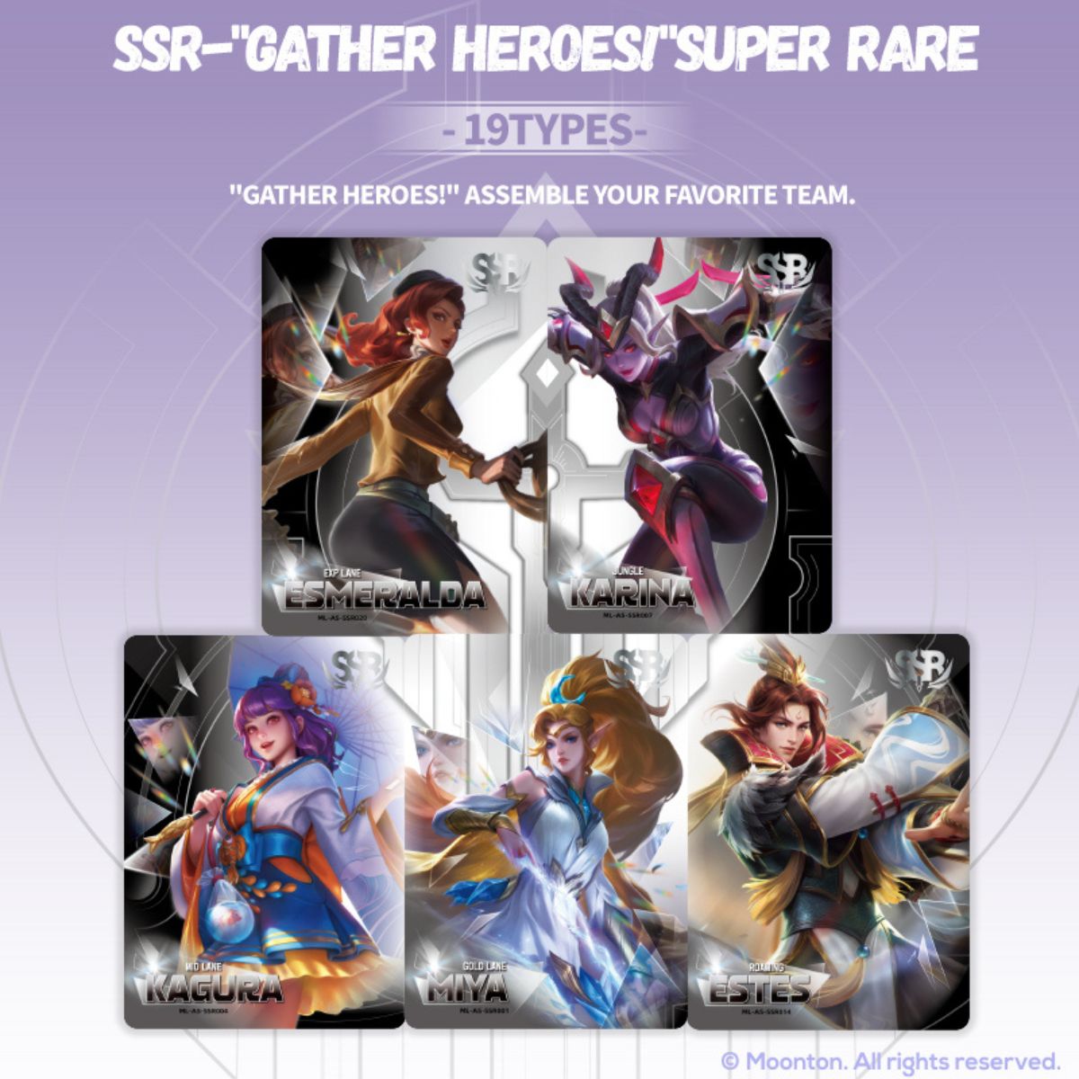 Đồ Chơi Gói Thẻ Sưu Tập Manyc Mobile Legend Bang Bang - Shining TRADING CARD MYC01MLBB01C01F09-SP