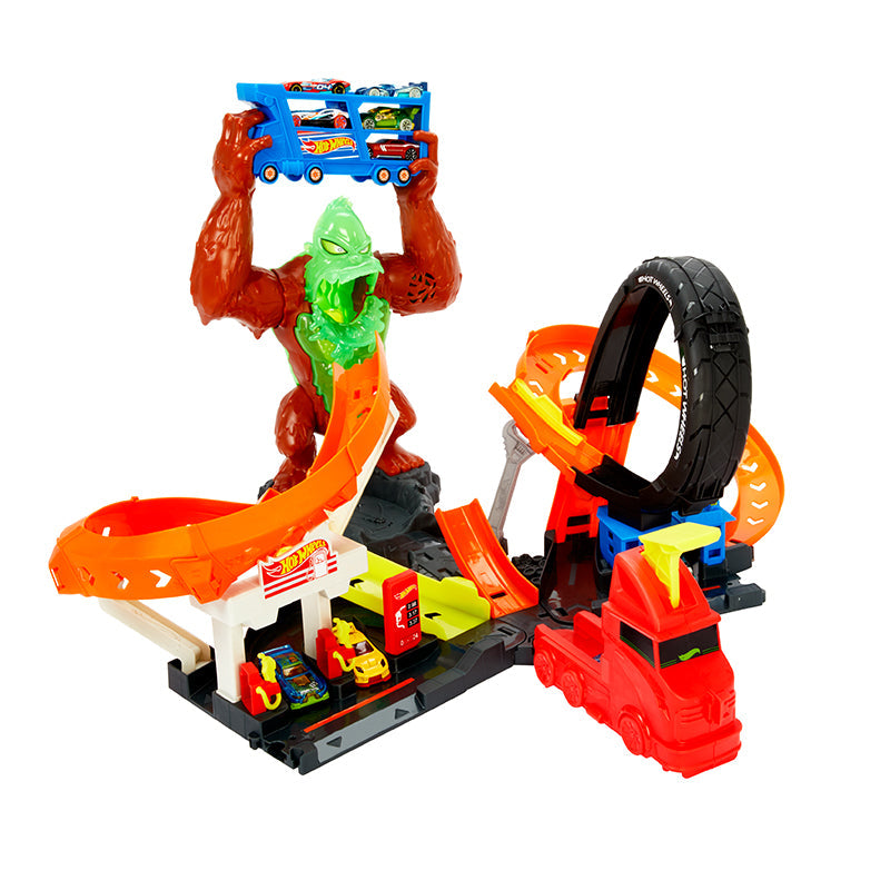 Bộ Hot Wheels Thành Phố Khỉ Đột Gorllia HOT WHEELS GTT94