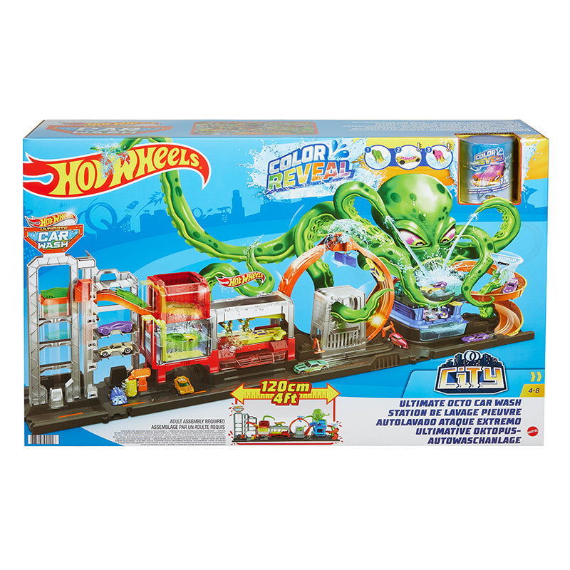 Trạm rửa xe tuyệt đỉnh Hot Wheels của Bạch Tuộc Octo HOT WHEELS GTT96