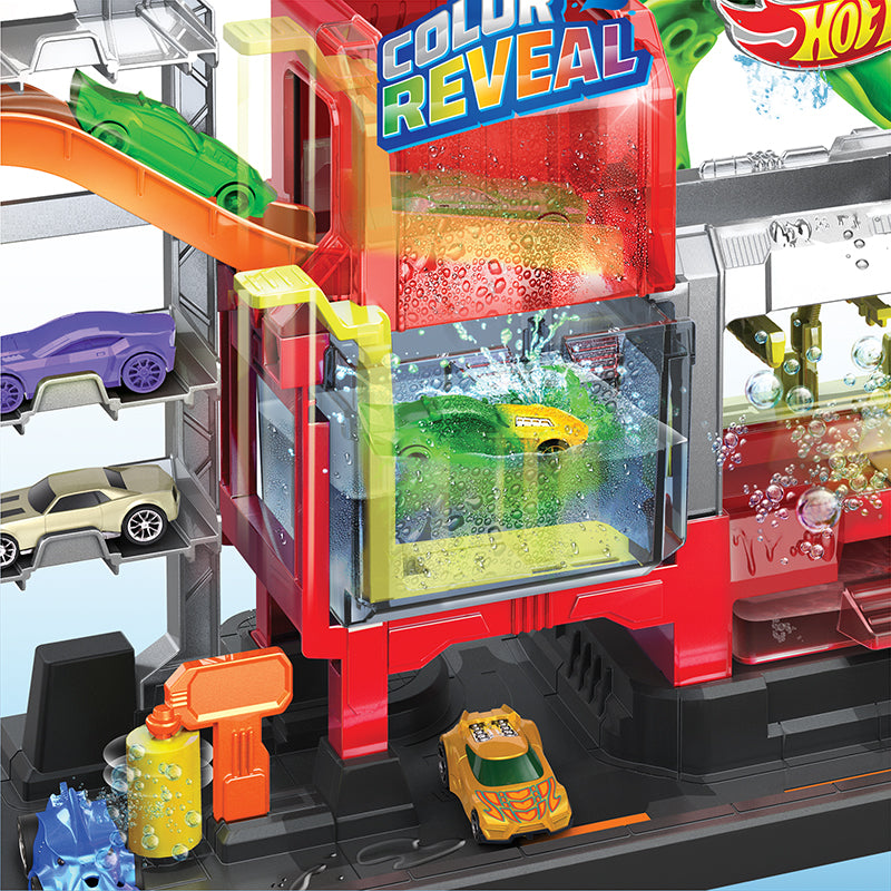 Trạm rửa xe tuyệt đỉnh Hot Wheels của Bạch Tuộc Octo HOT WHEELS GTT96