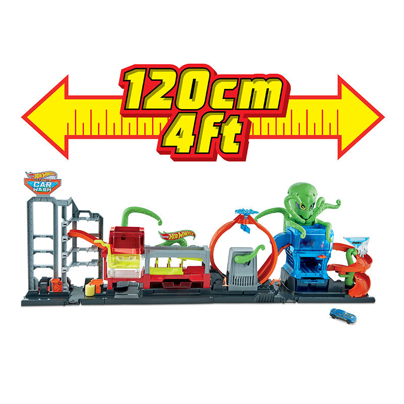 Trạm rửa xe tuyệt đỉnh Hot Wheels của Bạch Tuộc Octo HOT WHEELS GTT96