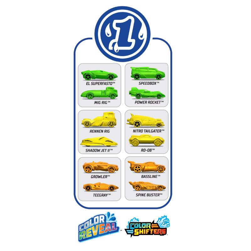 Đồ Chơi Mô Hình Siêu Xe Đổi Màu HOT WHEELS GYP13